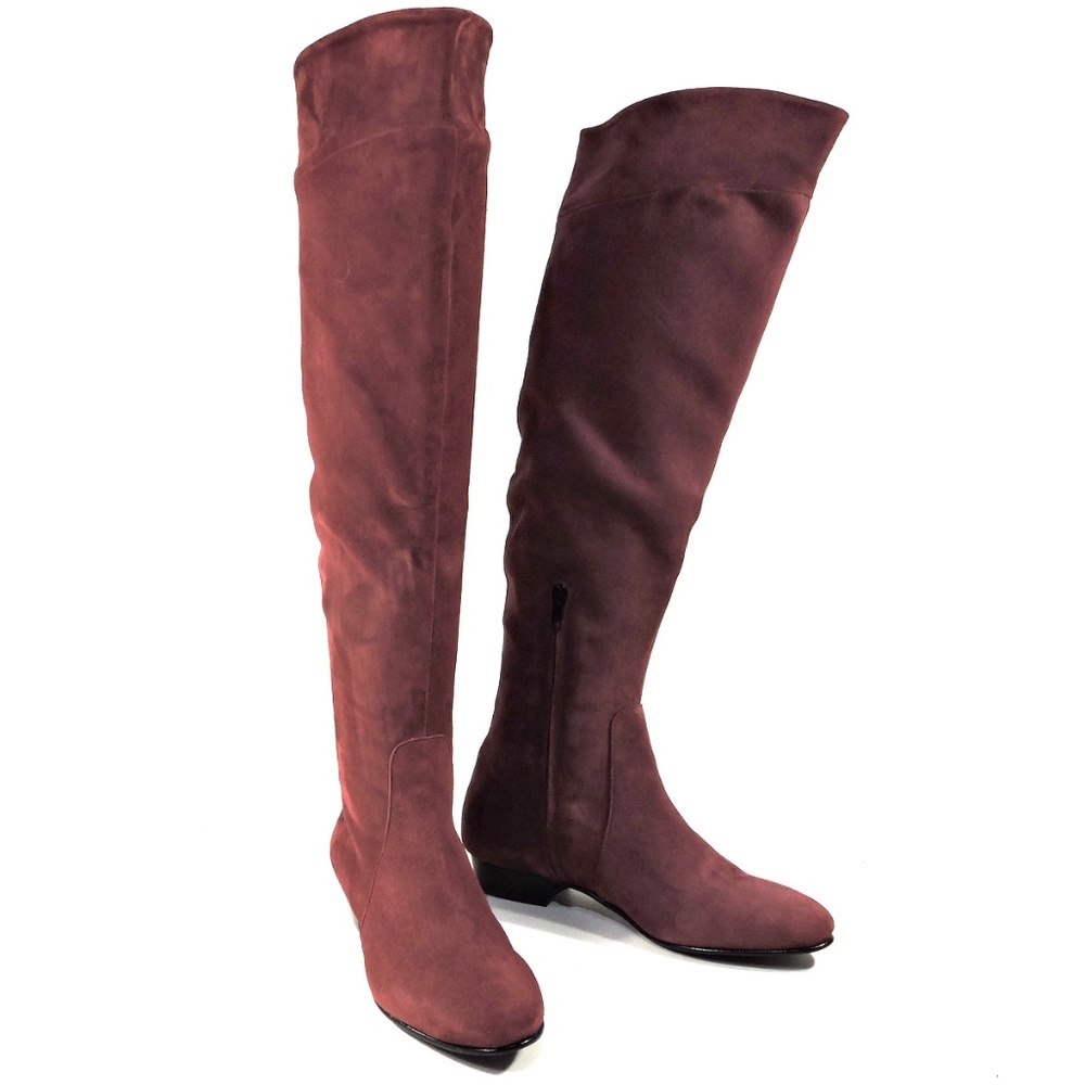 LUIGI TRAINI 🇮🇹 SUEDE PURPLE BOOTS